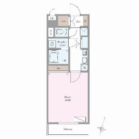 カスタリア勾当台公園の物件間取画像